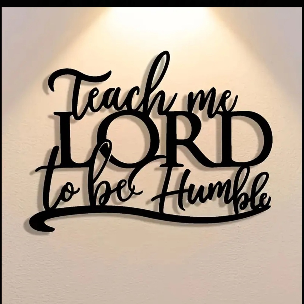 Black Wood or Metal Art Inspirational Wall Decor - Picture 4 of 10